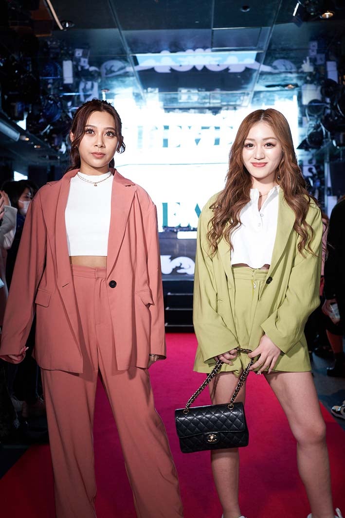 松葉愛海、高澤凪／「eggフェス2022」（提供写真）