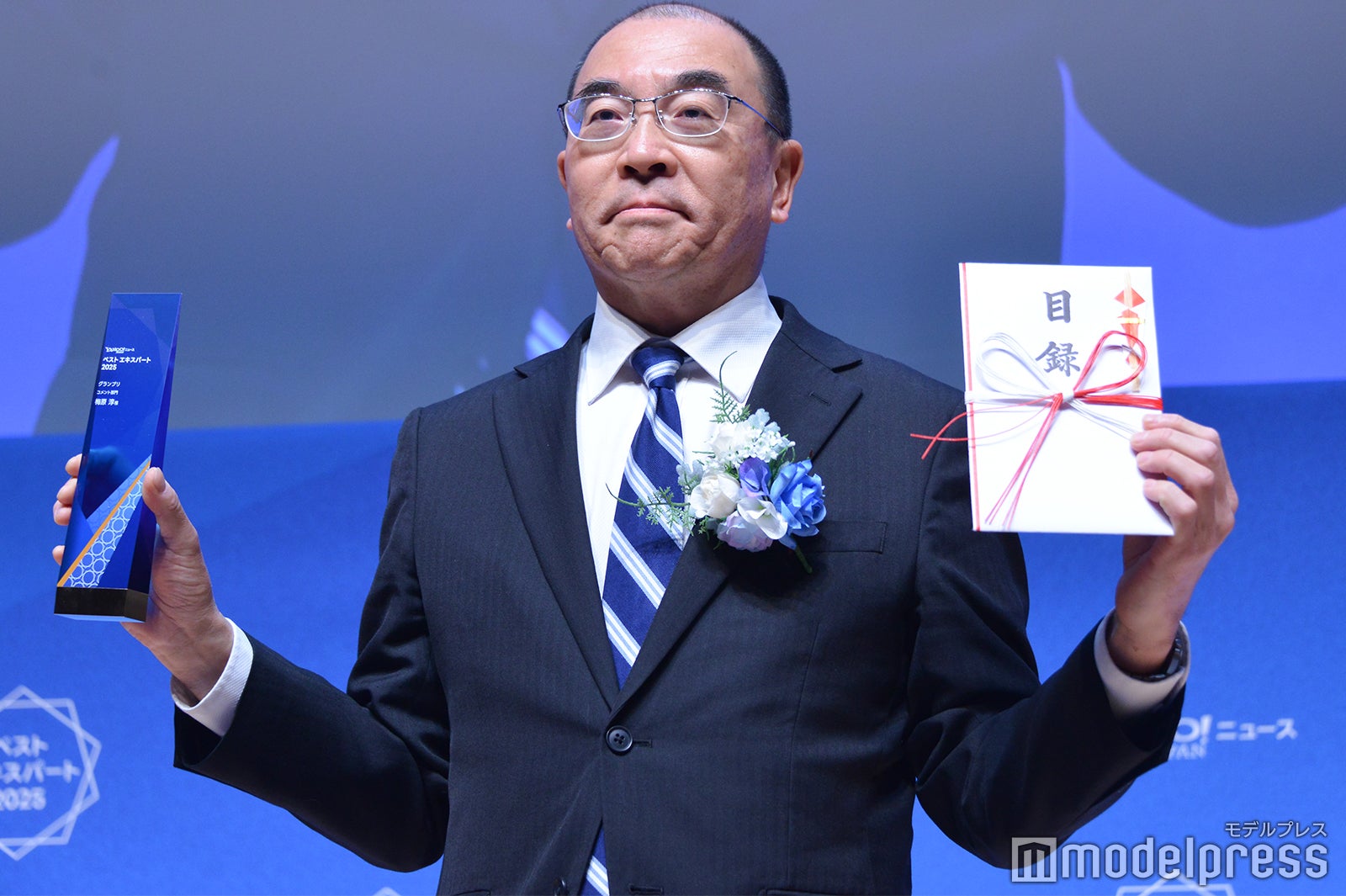 「コメント部門」グランプリを受賞した梅原淳氏（C）モデルプレス