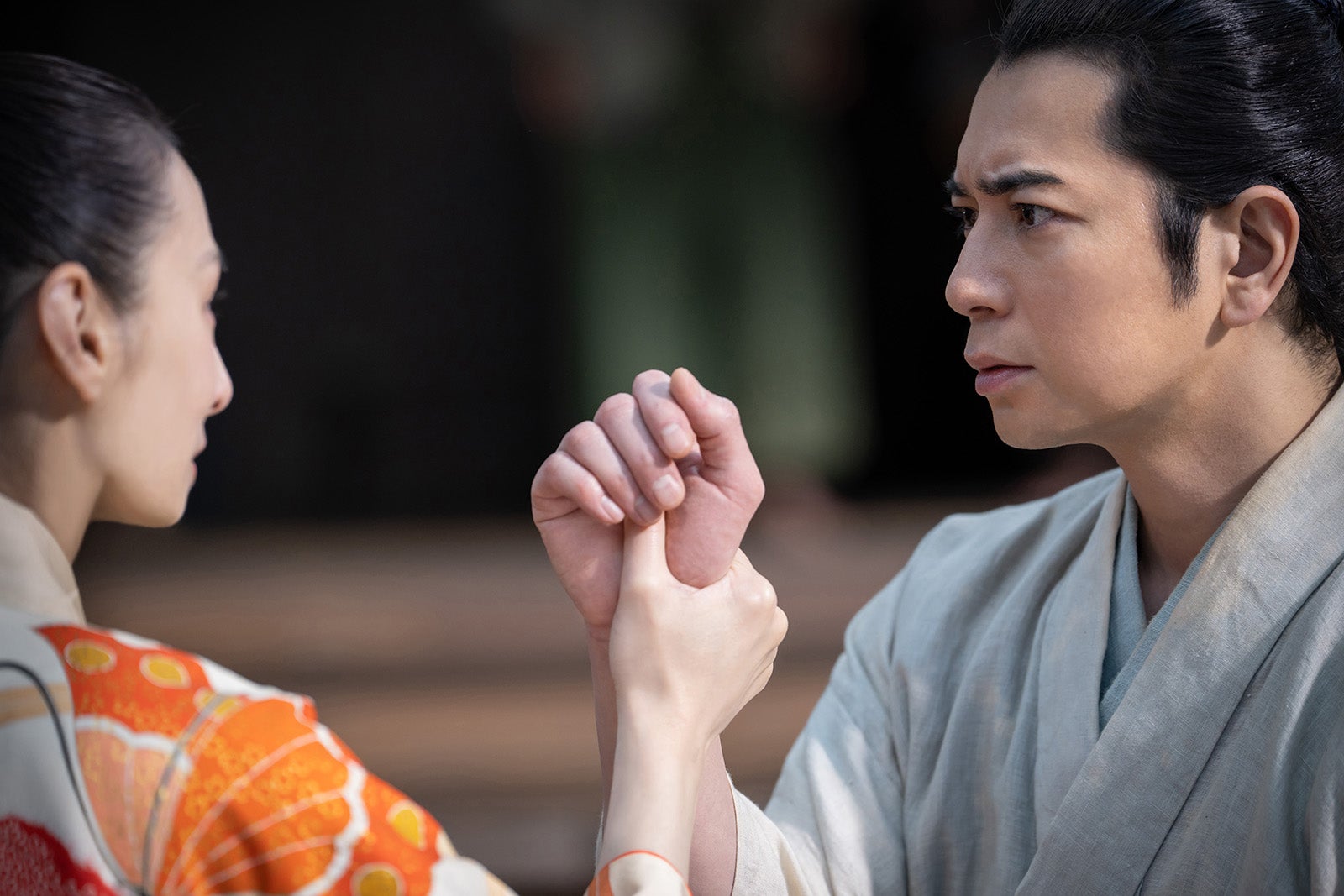 北川景子、松本潤 （C）NHK