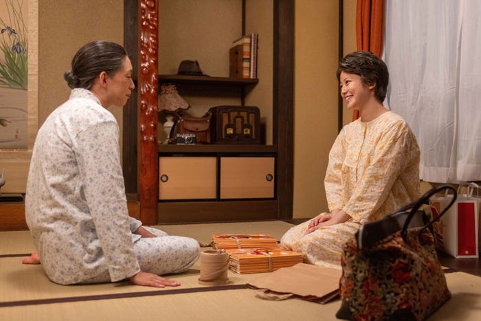 江口のりこ、今田美桜「あんぱん」第126話(C)NHK