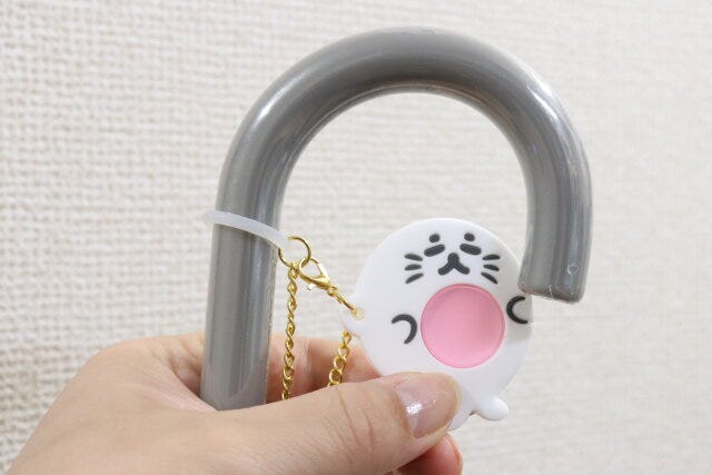 キーチェーン付き傘マーカー海の生きもの　装着
