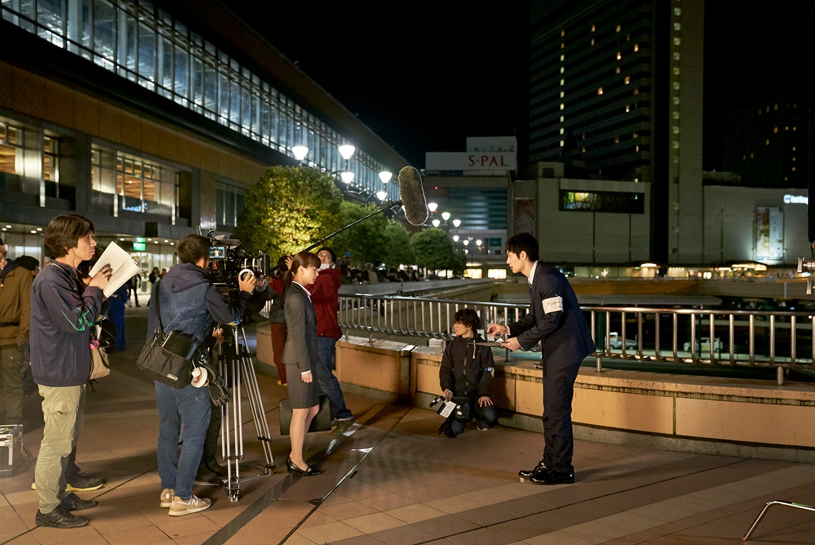 仙台駅前メイキング（C）2018 映画「アイネクライネナハトムジーク」製作委員会