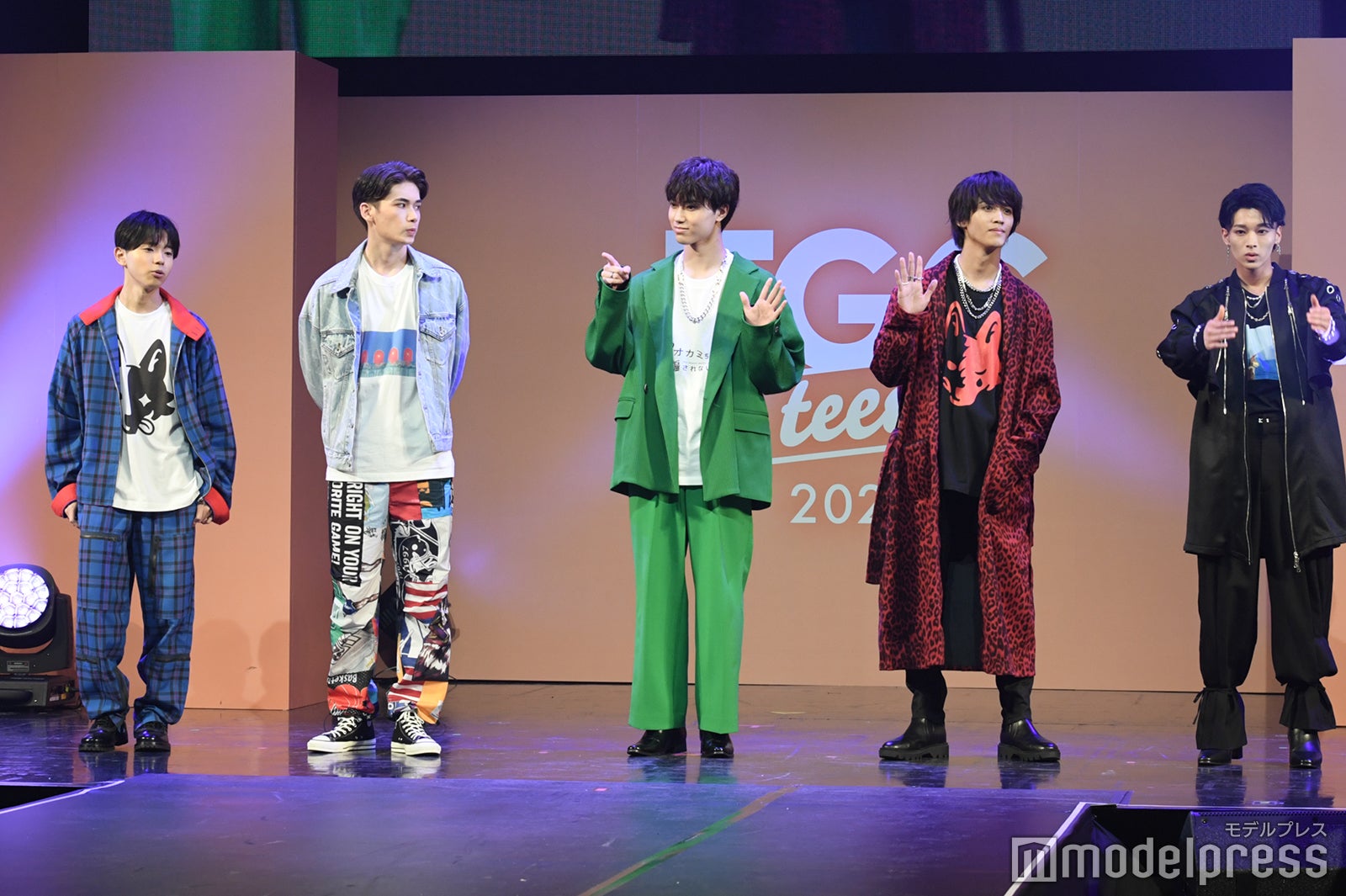 SASUKE（原口沙輔）、Sean、櫻井佑樹、高橋聖那、松本怜生（C）モデルプレス