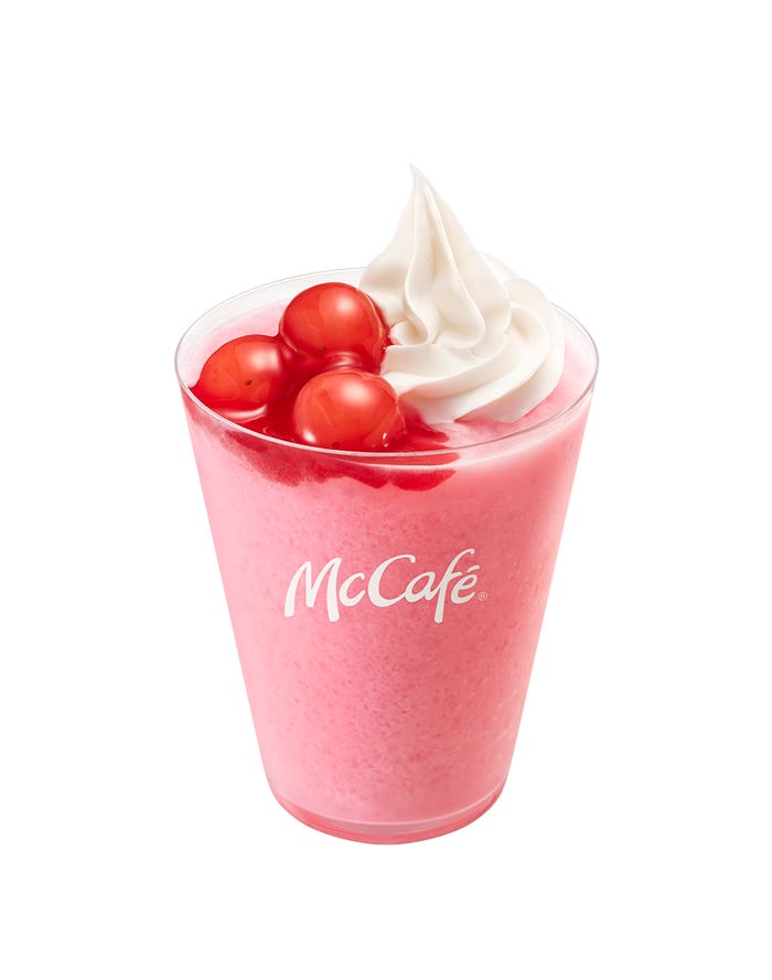 いちごみるく白玉フラッペ/画像提供:日本マクドナルド