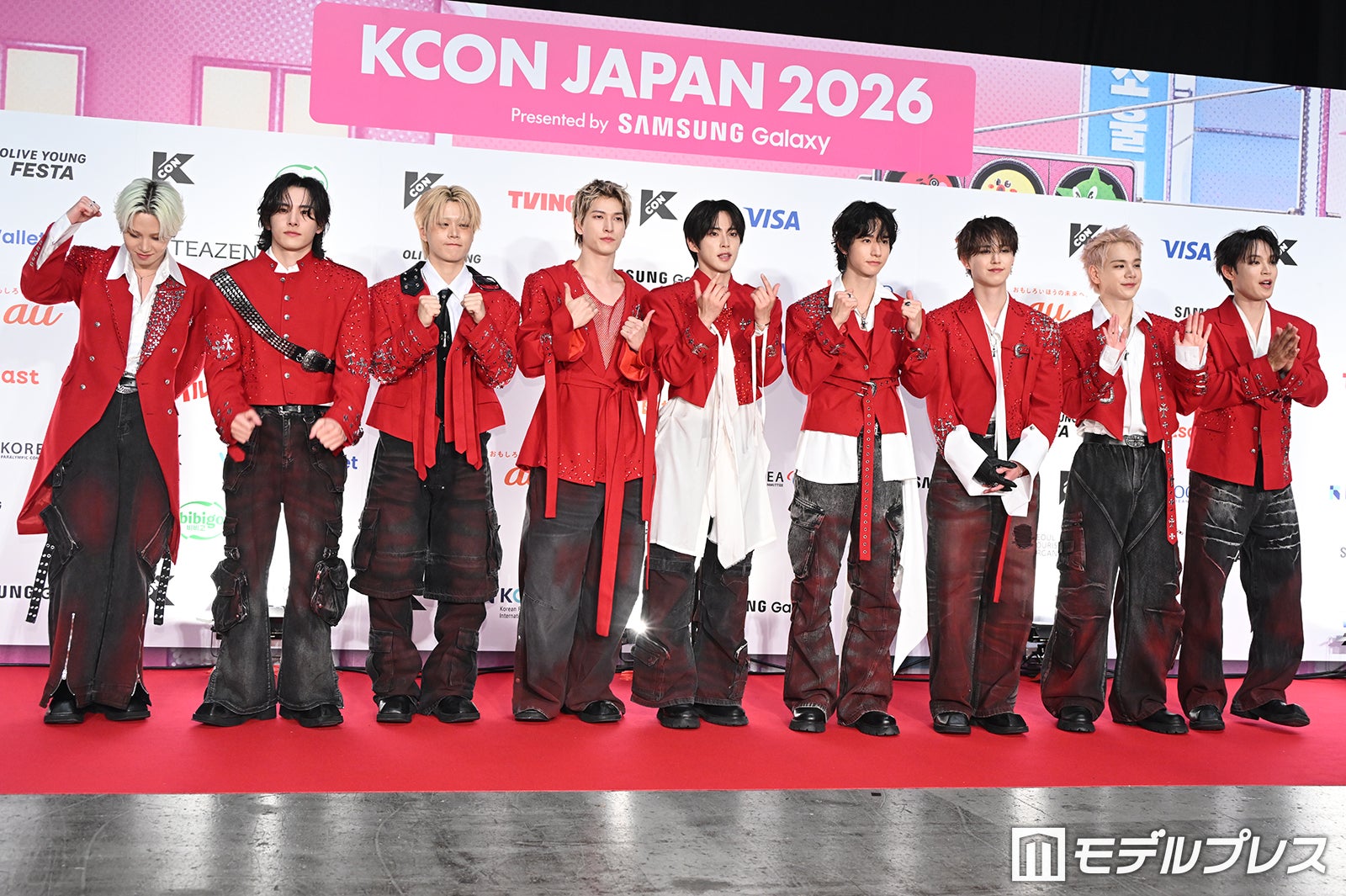 JO1／川尻蓮、川西拓実、木全翔也、金城碧海、河野純喜、佐藤景瑚、白岩瑠姫、豆原一成、與那城奨（C）モデルプレス