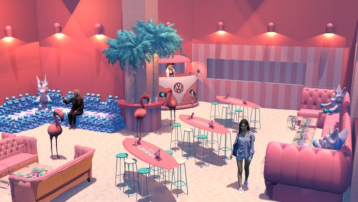 ピンクエリア※完成イメージパース図／画像提供：FND