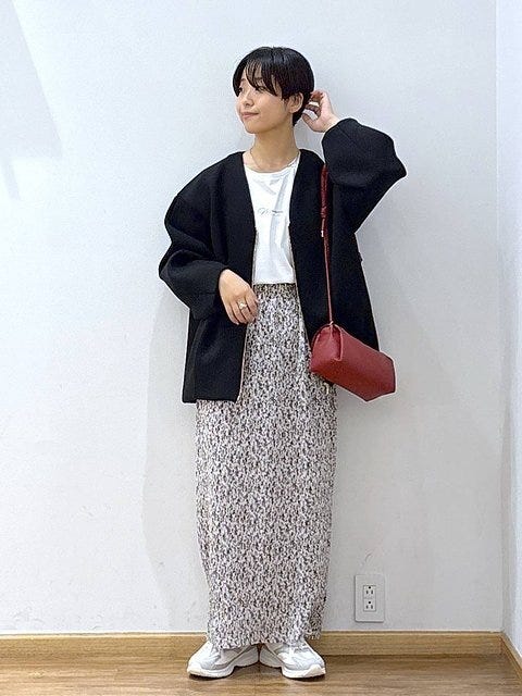 グローバルワークのダンボールノーカラージャケット