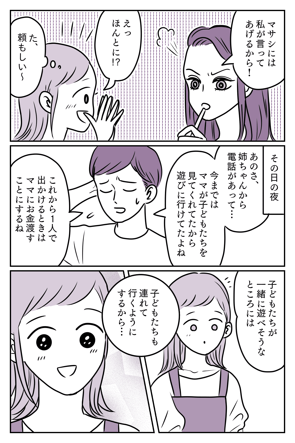 休みのたびに遊びに出かける夫。