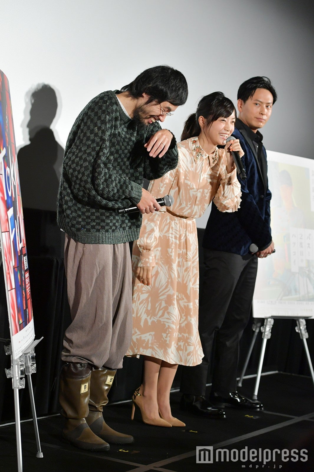 今泉力哉監督、深川麻衣、山下健二郎（C）モデルプレス
