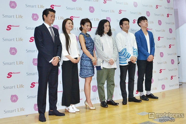 （左から）清野貴廣氏、浅見悦子編集長、藤後夏子、ピース・又吉直樹、綾部祐二、ジューシーズ・児玉智洋