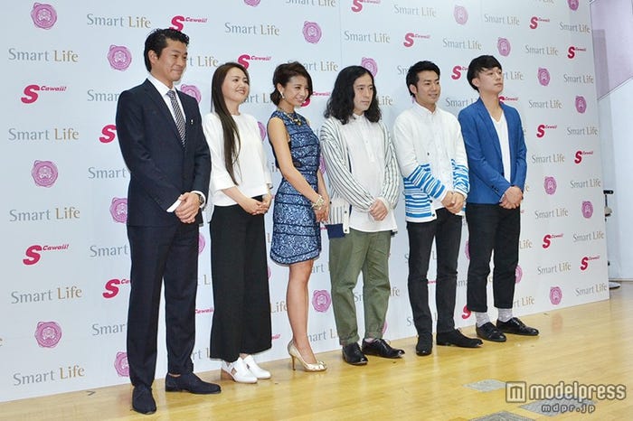 (左から)清野貴廣氏、浅見悦子編集長、藤後夏子、ピース・又吉直樹、綾部祐二、ジューシーズ・児玉智洋