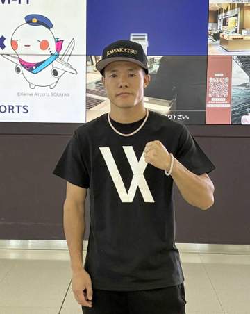 亀田和毅 メキシコ合宿出発 2団体統一王者・ナバレッテとスパーリングでWBAフェザー級王者フィゲロア戦へ「自信に」