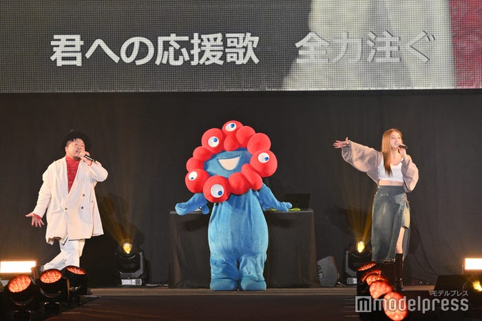 HIPPY、ミャクミャク、ゆうちゃみ(C)モデルプレス