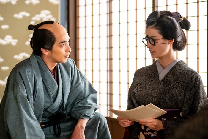 横浜流星、橋本愛「べらぼう~蔦重栄華乃夢噺~」第29話(C)NHK