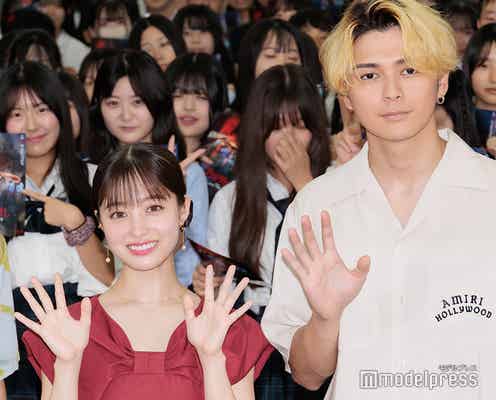 橋本環奈・眞栄田郷敦ら、学校にサプライズ登場 生徒から歓声浴びる【カラダ探し THE LAST NIGHT】