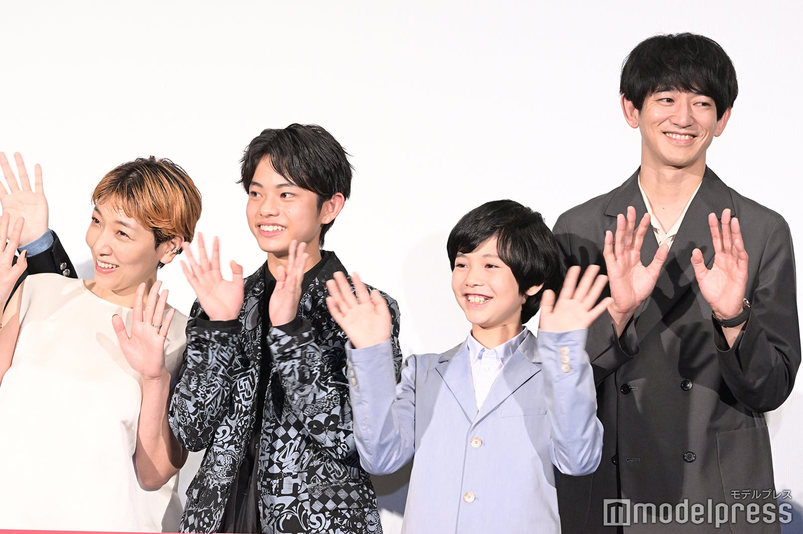 安藤サクラ、黒川想矢、柊木陽太、永山瑛太（C）モデルプレス