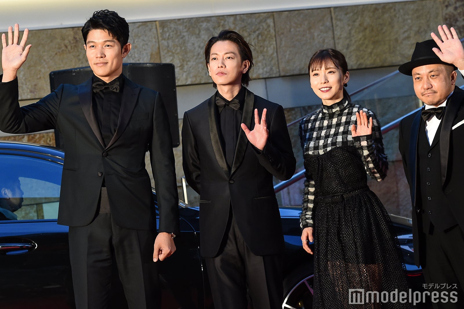 鈴木亮平、佐藤健、松岡茉優、白石和彌監督（C）モデルプレス