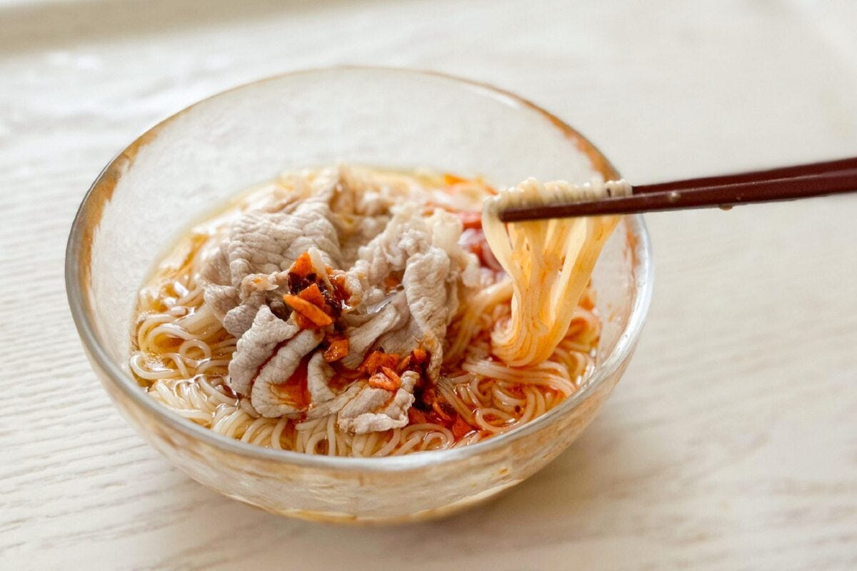そうめんアレンジ