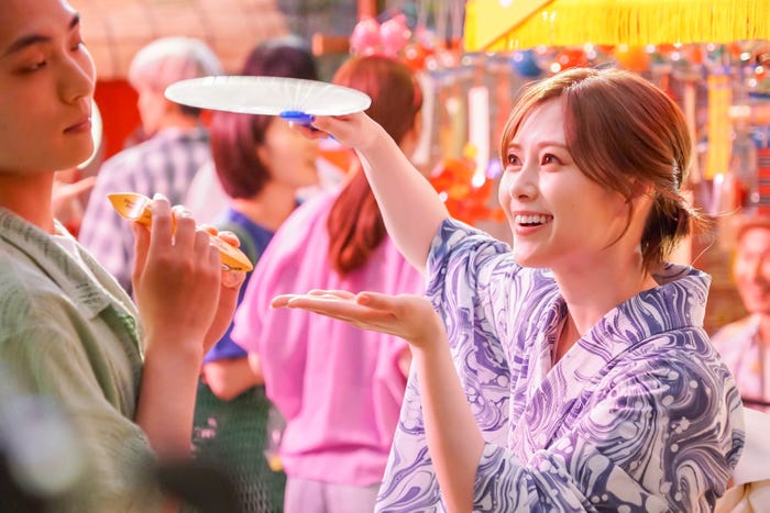 白石麻衣「いつものパイとあなどるなかれ」篇メイキングエピソード画像(提供写真)