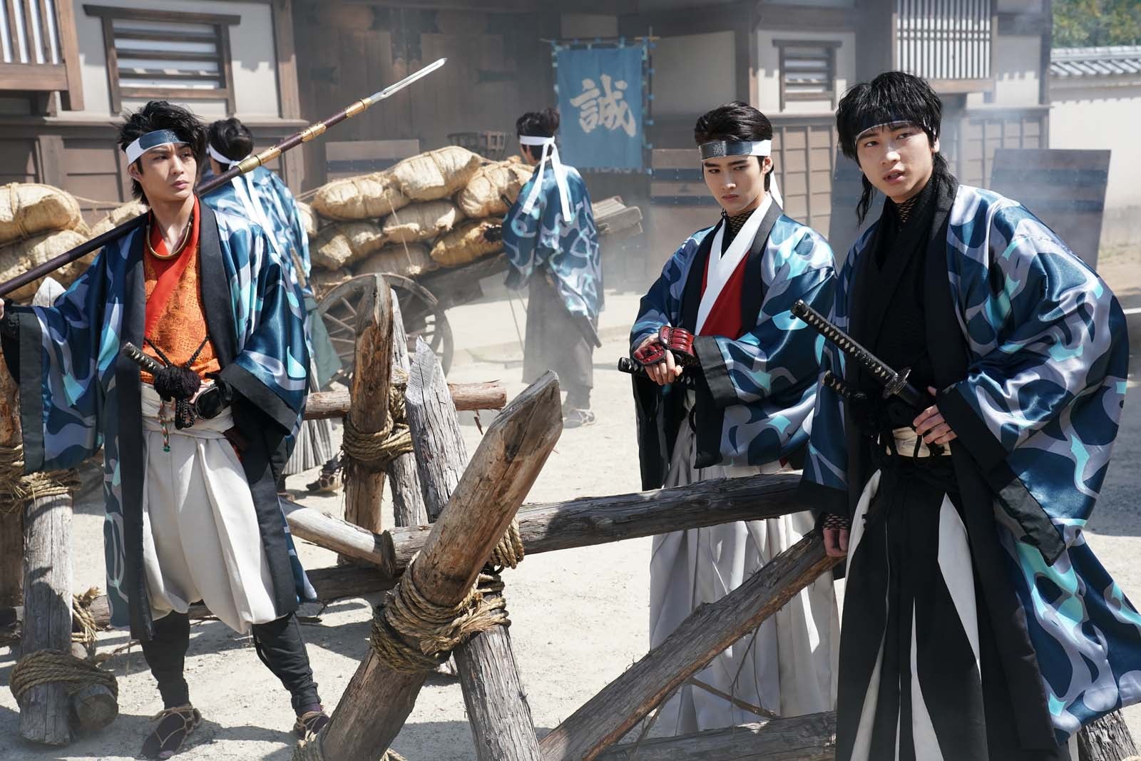 柊太郎、藤岡真威人、庄司浩平「君とゆきて咲く～新選組青春録～」第12話より（C）テレビ朝日