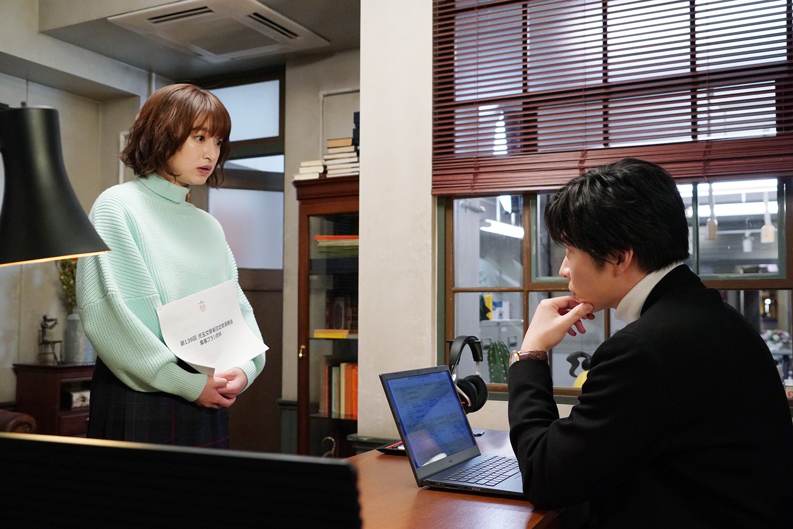 門脇麦、田中圭／「リバーサルオーケストラ」第8話より（C）日本テレビ