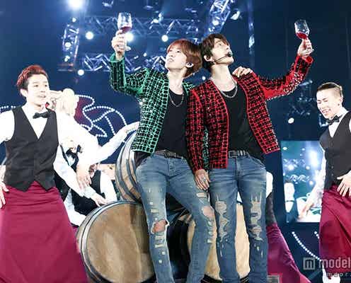 SUPER JUNIOR-D&E初アリーナツアー開幕 4万5千人の“お母さん”に感謝「息子2人、こんなに大きくなりました」
