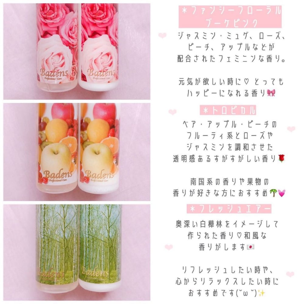 Badensのスキャルプシャンプー・トリートメント