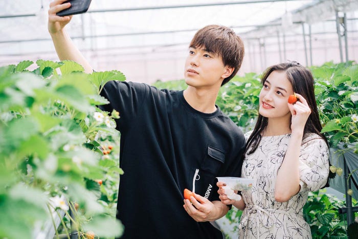 櫻井佑樹、大峰ユリホ「彼とオオカミちゃんには騙されない」第11話(C)AbemaTV, Inc.