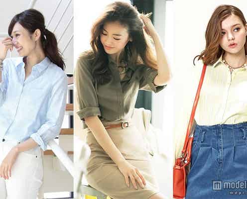女度を格上げ!着回し力抜群な「シャツ」3選