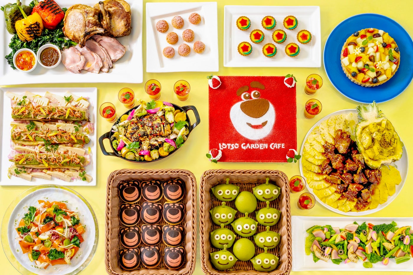 東京ディズニーリゾート・トイ・ストーリーホテル ロッツォ・ガーデンカフェ ディナーブッフェ 期間：4月1日（水）～6月30日（火）（C）Disney （C）Disney／Pixar