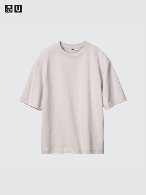 エアリズムコットンオーバーサイズTシャツ 2025夏ユニクロ女性おすすめエアリズムコットンオーバーサイズTシャツ