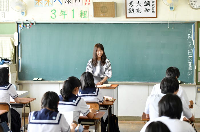 有村架純/「中学聖日記」(C)TBS