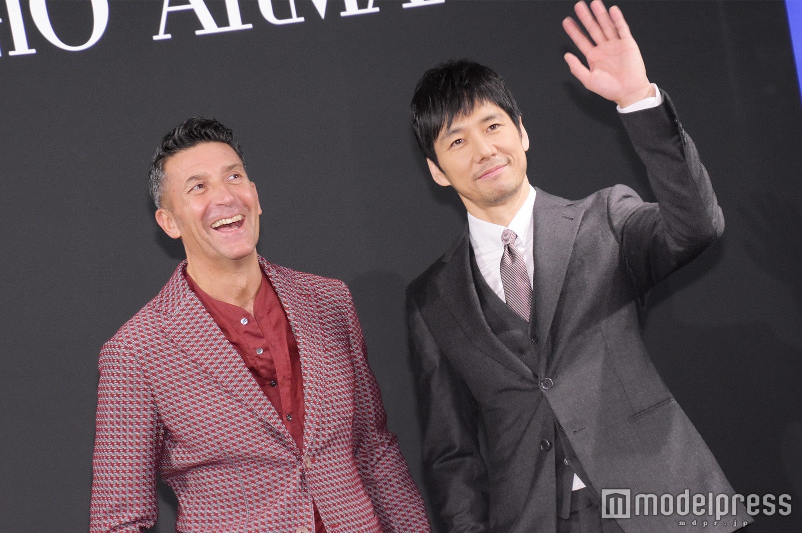 パンツェッタ・ジローラモ、西島秀俊 （C）モデルプレス