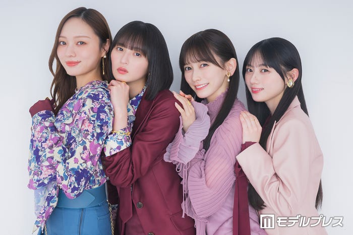 乃木坂46(左から)梅澤美波、遠藤さくら、池田瑛紗、川崎桜(C)モデルプレス