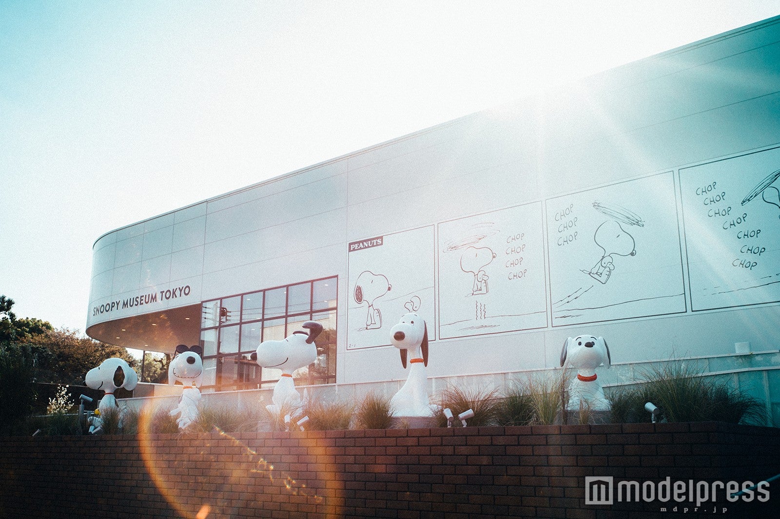 「スヌーピーミュージアム」外観（C）Peanuts Worldwide LLC