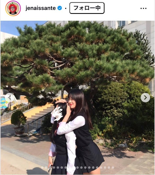 HUH YUNJIN(ホ・ユンジン)Instagramより