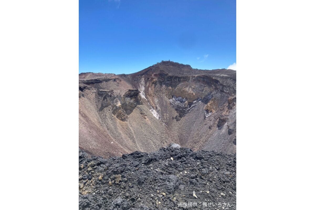 富士山の頂上
