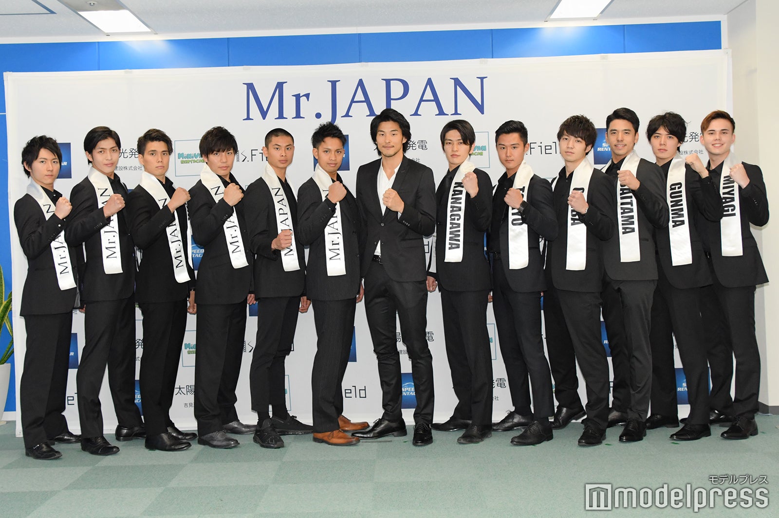 「2018ミスター・ジャパン」ファイナリスト＆鈴木貴之（C）モデルプレス