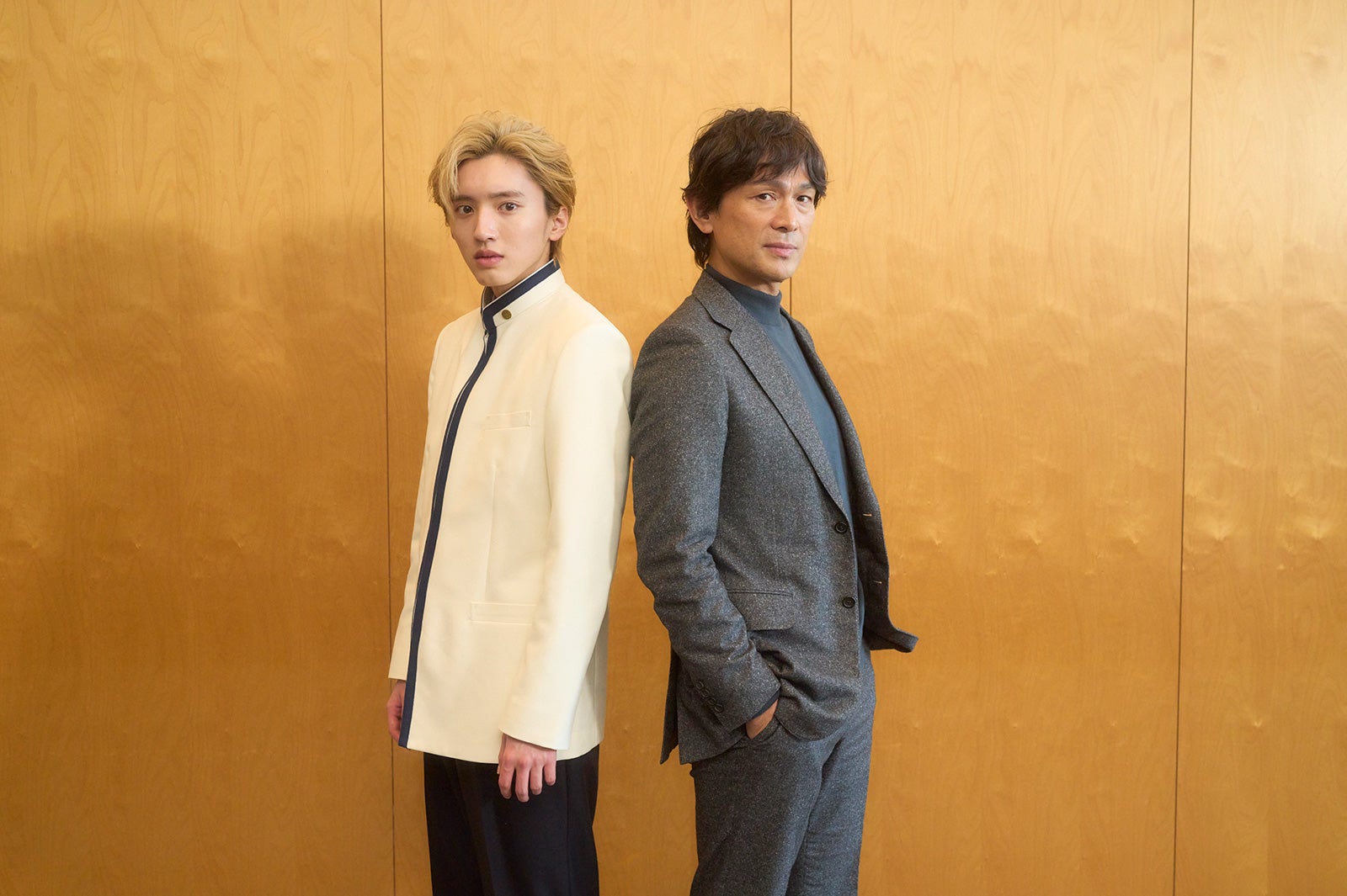 道枝駿佑、江口洋介（C）テレビ朝日