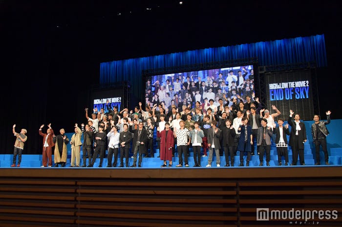 「HiGH&LOW THE MOVIE 2/END OF SKY」完成披露プレミアイベントの様子(C)モデルプレス