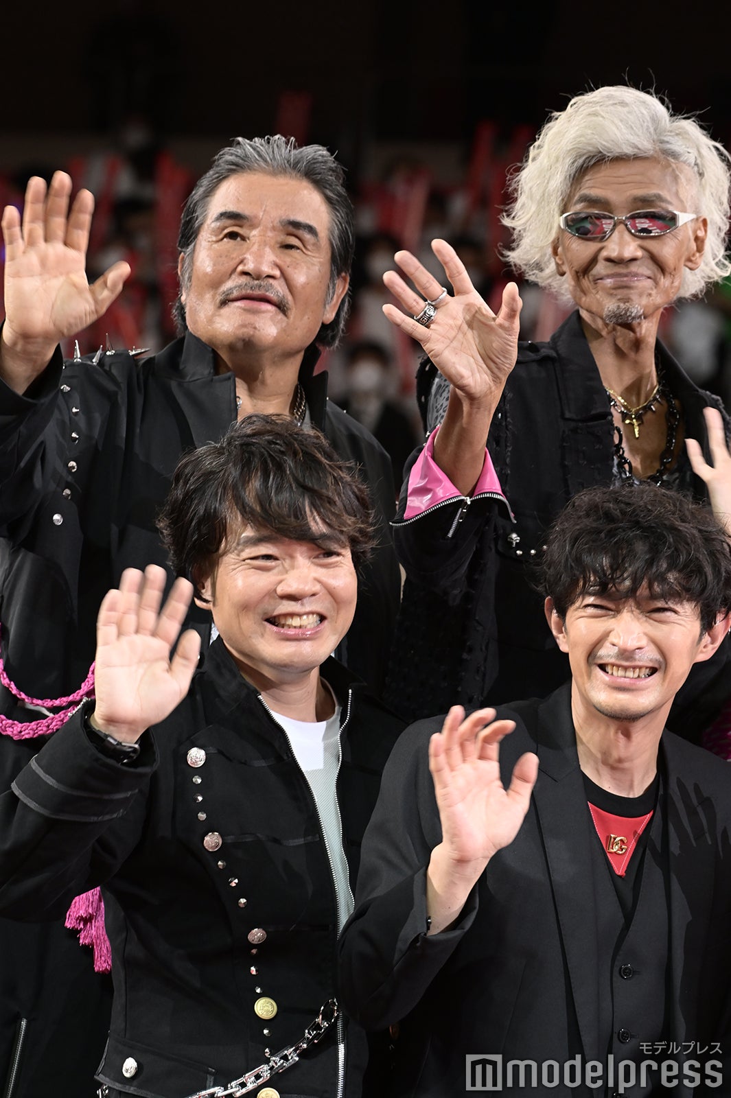 （上段）宝亀克寿、矢尾一樹（下段）中井和哉、津田健次郎 （C）モデルプレス