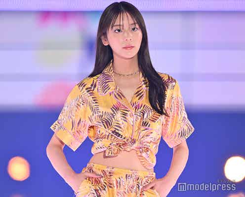 貴島明日香、セットアップで美ウエスト大胆披露【GirlsAward 2024 S/S】