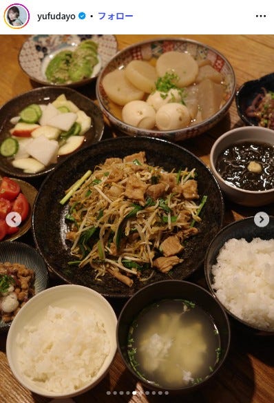由布菜月Instagramより