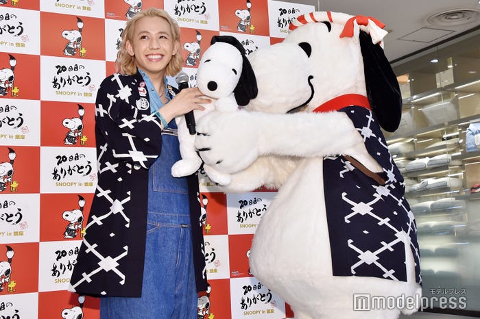 りゅうちぇる&スヌーピー(C)モデルプレス