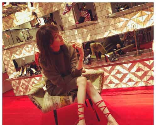 比嘉愛未、驚異的美脚に注目集まる