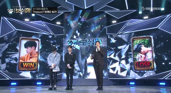 バン・イェダムvsワン・グンホ /「YG宝石箱」公式YouTubeより