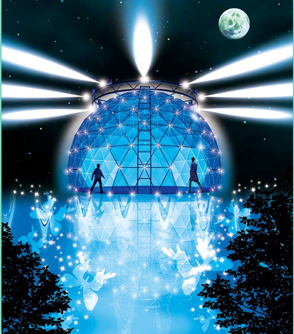 ファンタジアドーム「Cocoon」（コクーン）～花と光のモニュメント～／画像提供：ハウステンボス