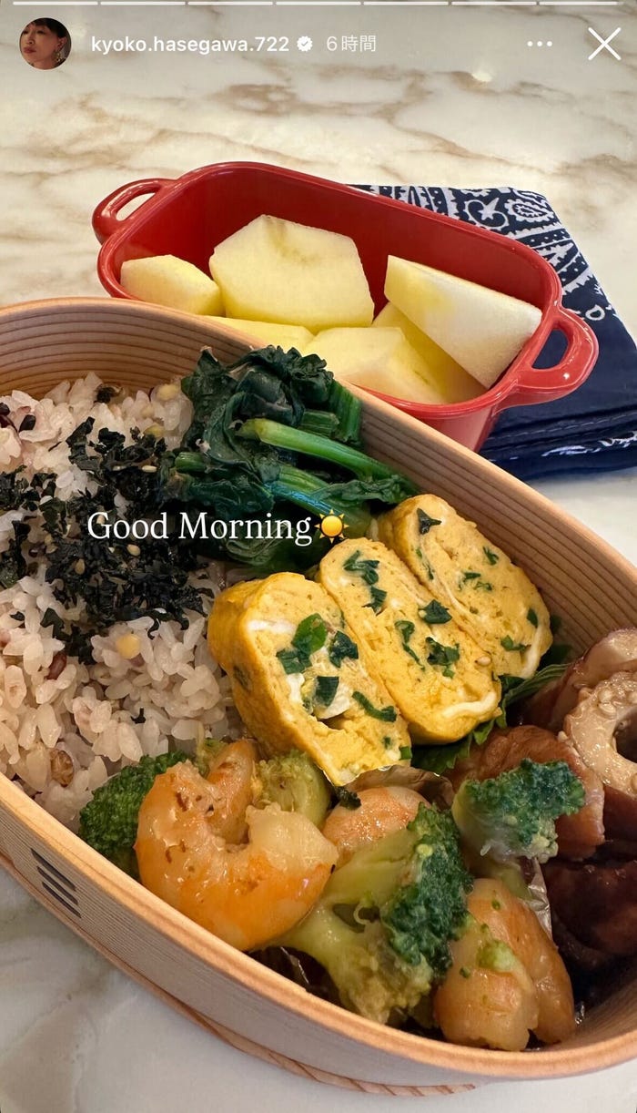 長谷川京子Instagramストーリーズより