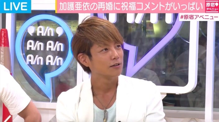加護亜依の再婚にコメントした杉浦太陽（C）AbemaTV