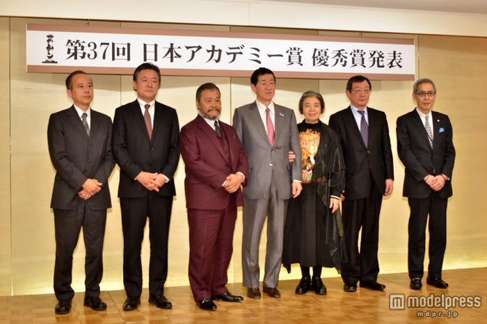 「第37回日本アカデミー賞」ノミネート作品発表の記者会見の様子